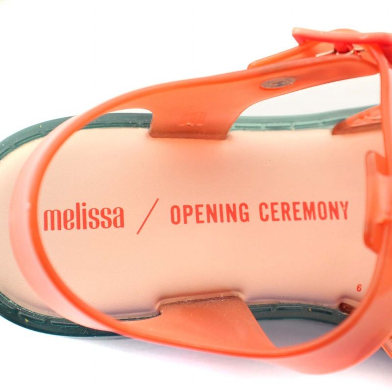 メリッサ × オープニングセレモニー　ストラップ付きサンダル　ベージュ　24cm MELISSA×OPENING CEREMONY(メリッサ×オープニングセレモニー