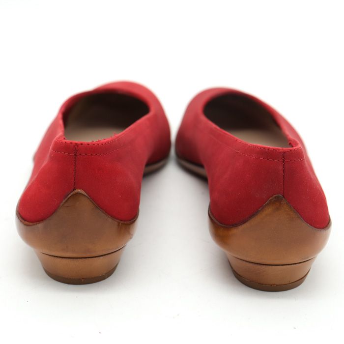 【未使用】Salvatore Ferragamo フェラガモ パンプス5.5D サルヴァトーレフェラガモ パンプス 未使用 レザー フラット