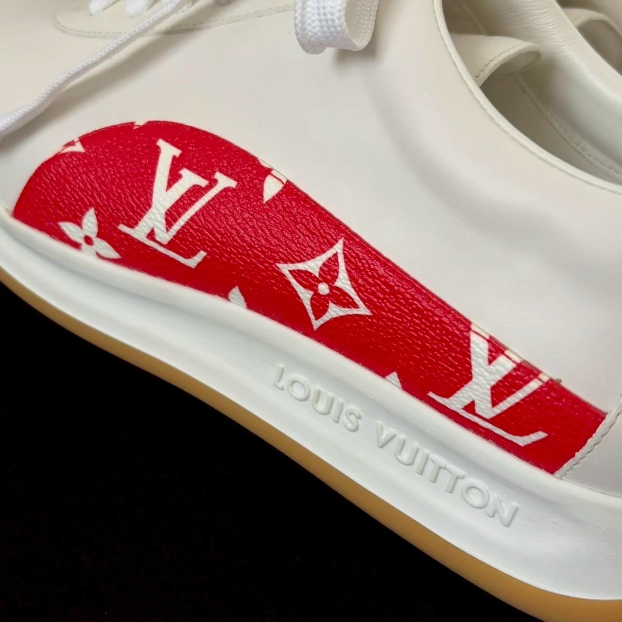 supreme louis vuitton スニーカー24.5cm 中古・古着通販】LOUIS VUITTON (ルイ ヴィトン) SUPREME