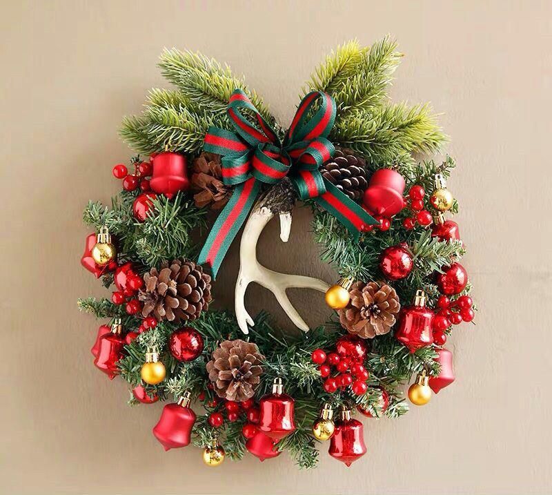 クリスマスリース ドア飾り クリスマスサークル