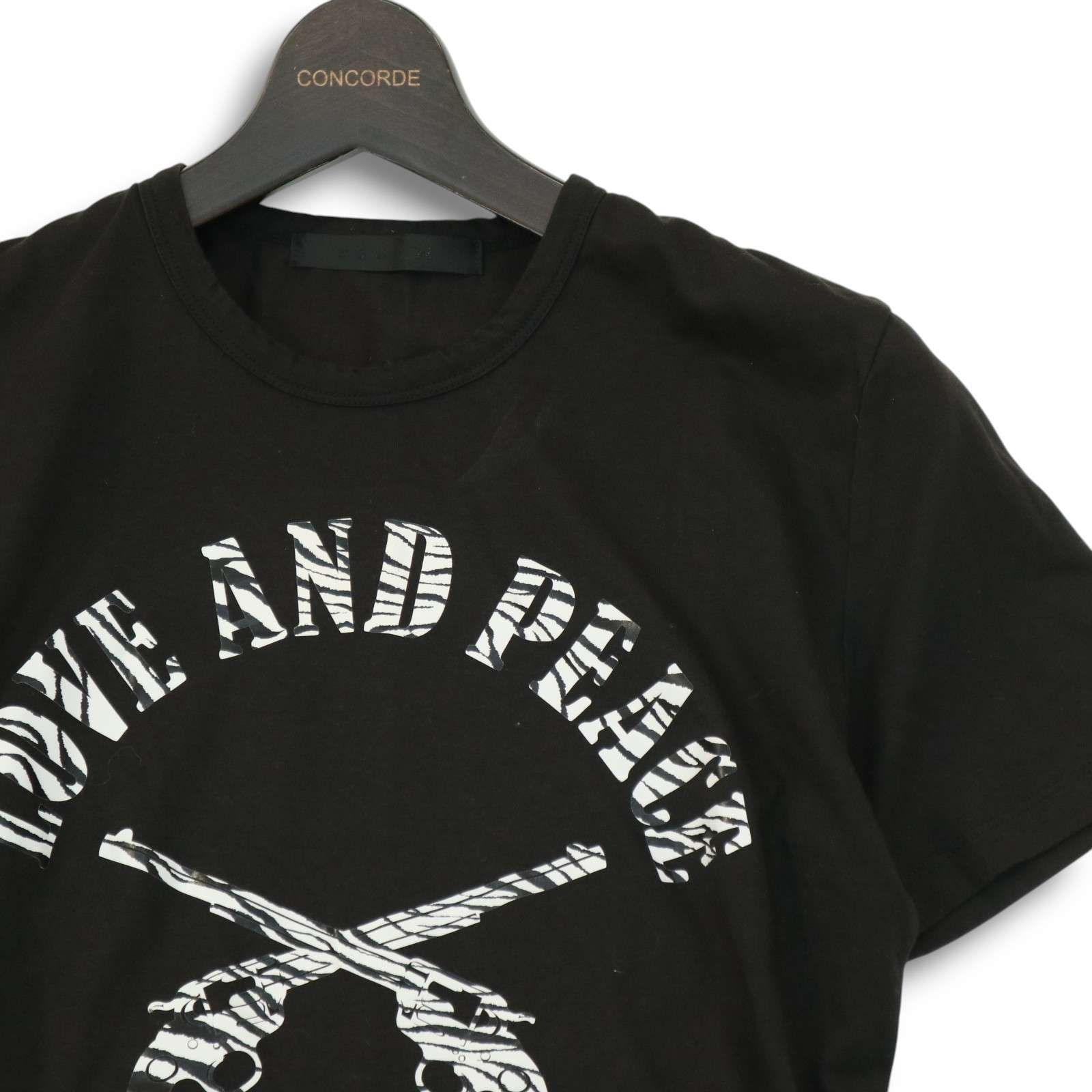 新品roarguns二丁拳銃カットソー/ロアーガンズスワロフスキーTシャツ