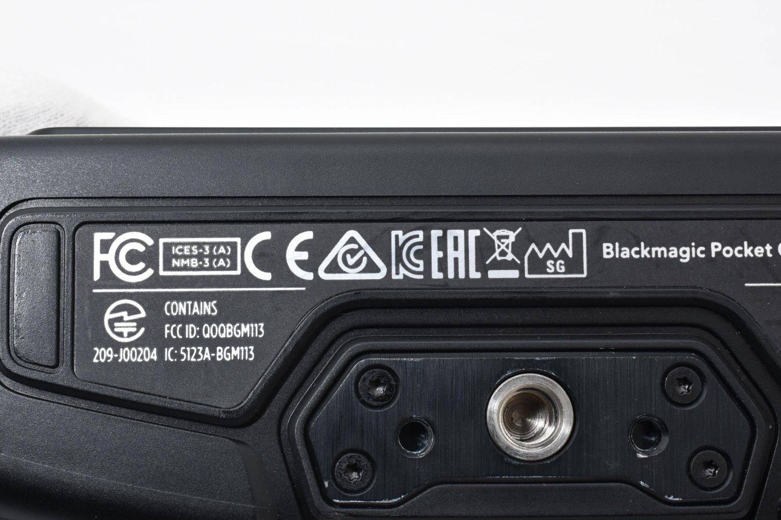 Blackmagic cinema camera pocket 4 k