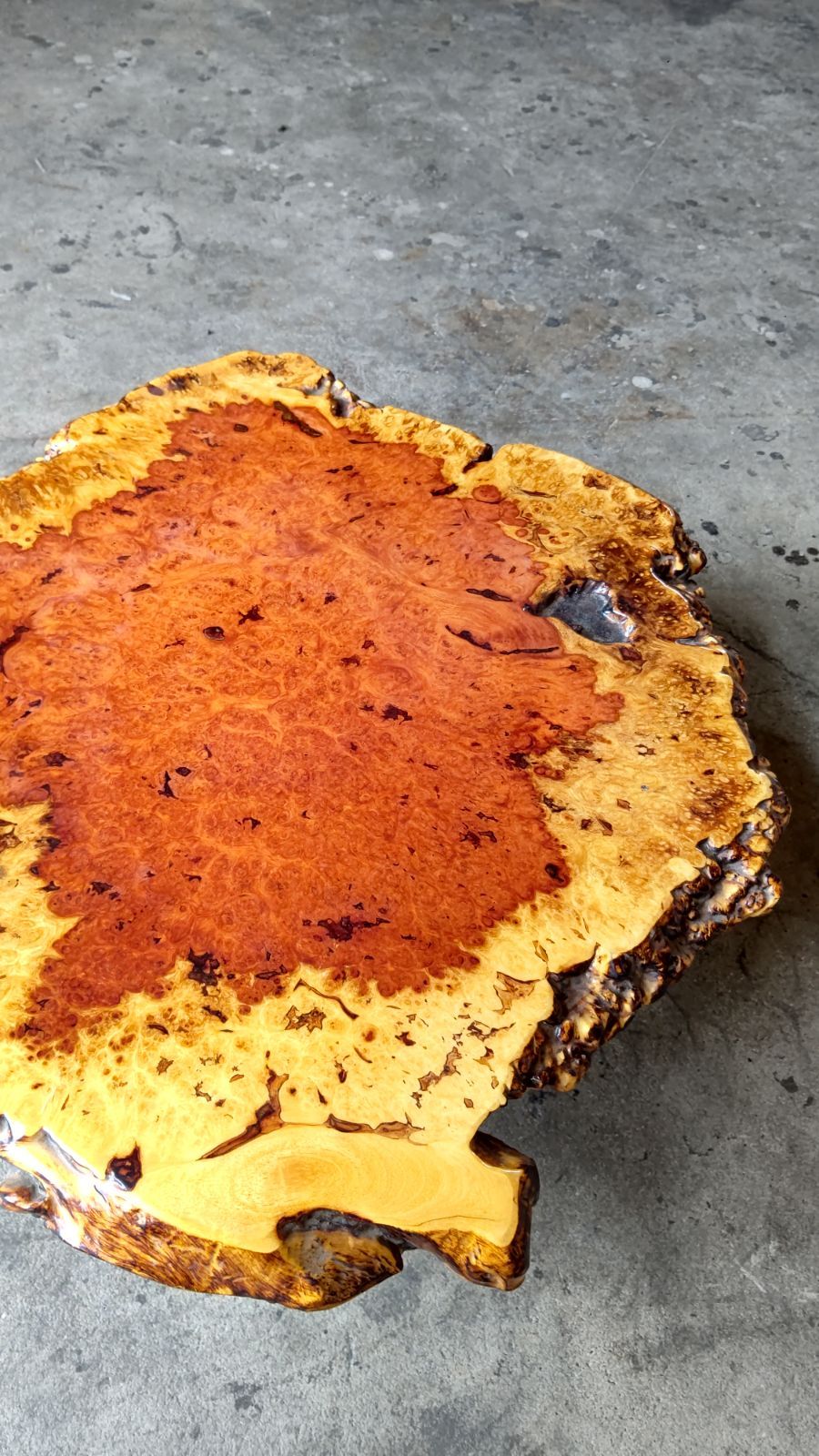 花梨 天然 木材 一枚板 銘木 希少 葡萄杢 瘤杢 座卓 花台 花