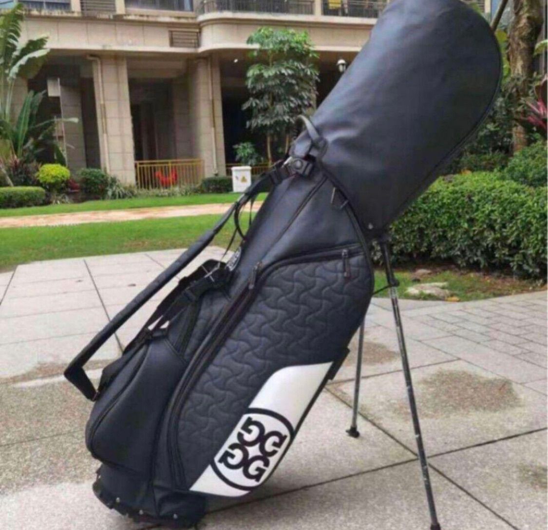 ジーフォア ゴルフ キャディバッグ スタンド式バッグ 黒 - メルカリ