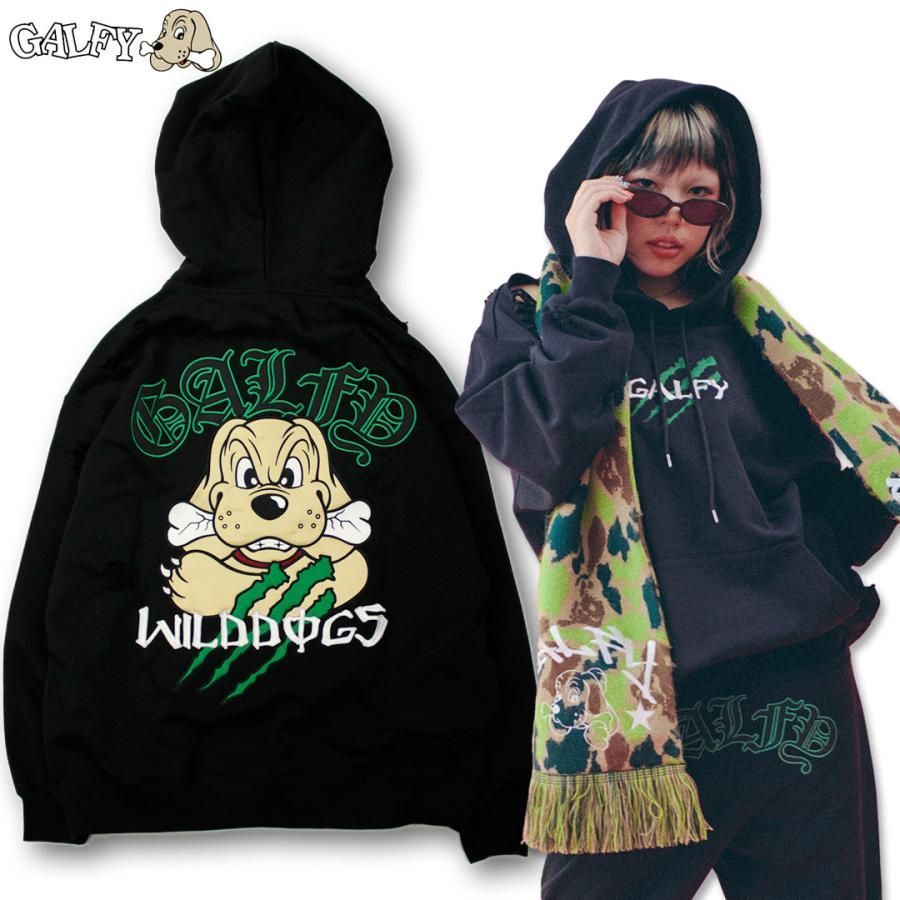 GALFY ガルフィー　パーカー　大型犬　XLサイズ　　犬柄　ワンチャン ガルフィー GALFY 二代目暴走犬パーカー パーカー L 中型犬 XL