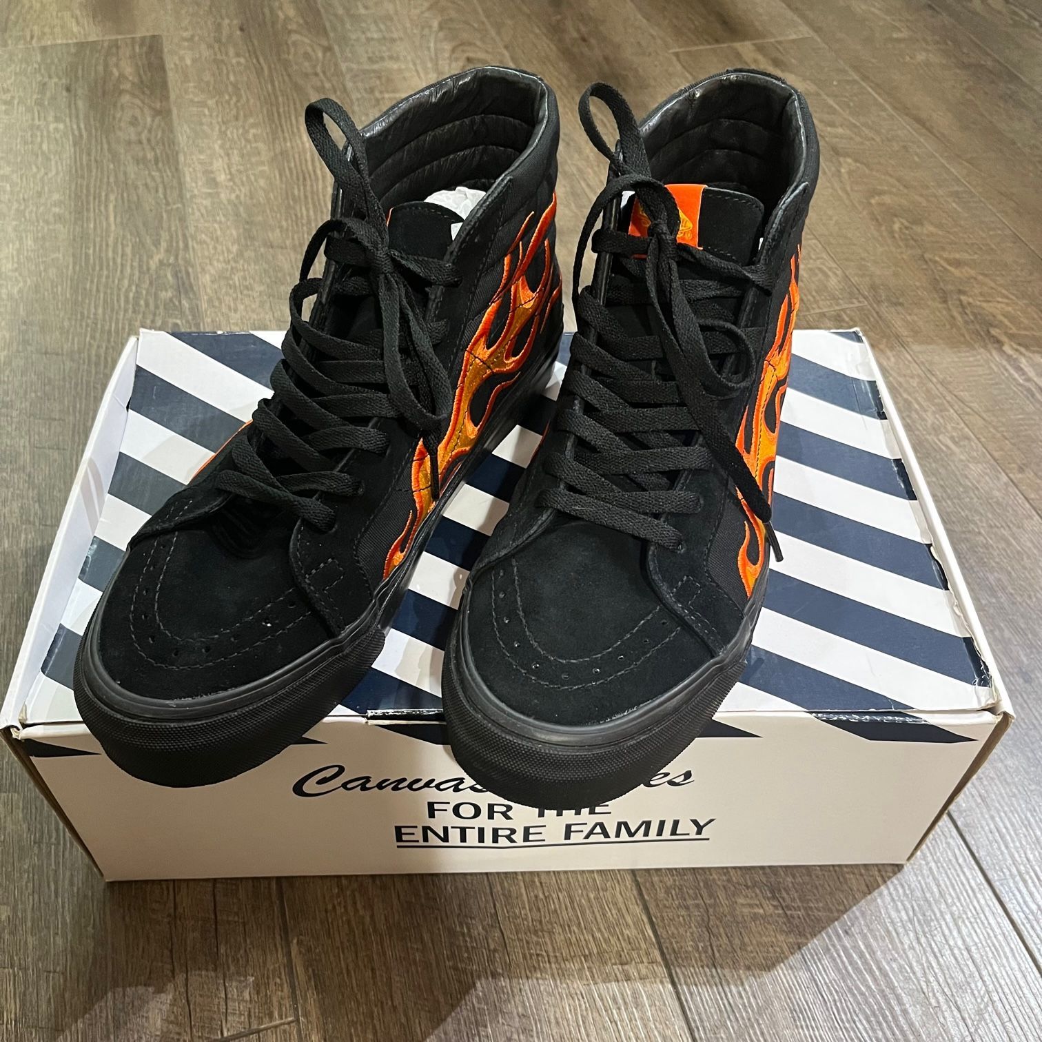 WTAPS 18SS VANS VAULT OG SK8-HI LX FLAME フレイム スケハイ スニーカー バンズ ダブルタップス 27.5cm  58751A