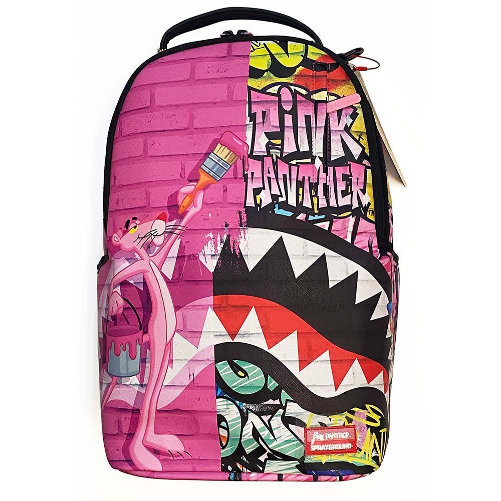 2025FALL SPRAYGROUND スプレイグラウンド x ピンクパンサー PINK PANTHER PAINTING SHARKMOUTH BACKPACK バックパック リュックサック 鞄 カバン バッグ