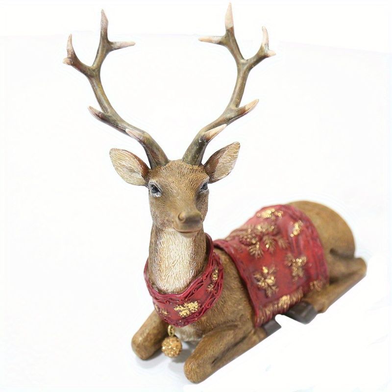 置物 オブジェ ガーデンオーナメント トナカイ シカ 鹿 クリスマス