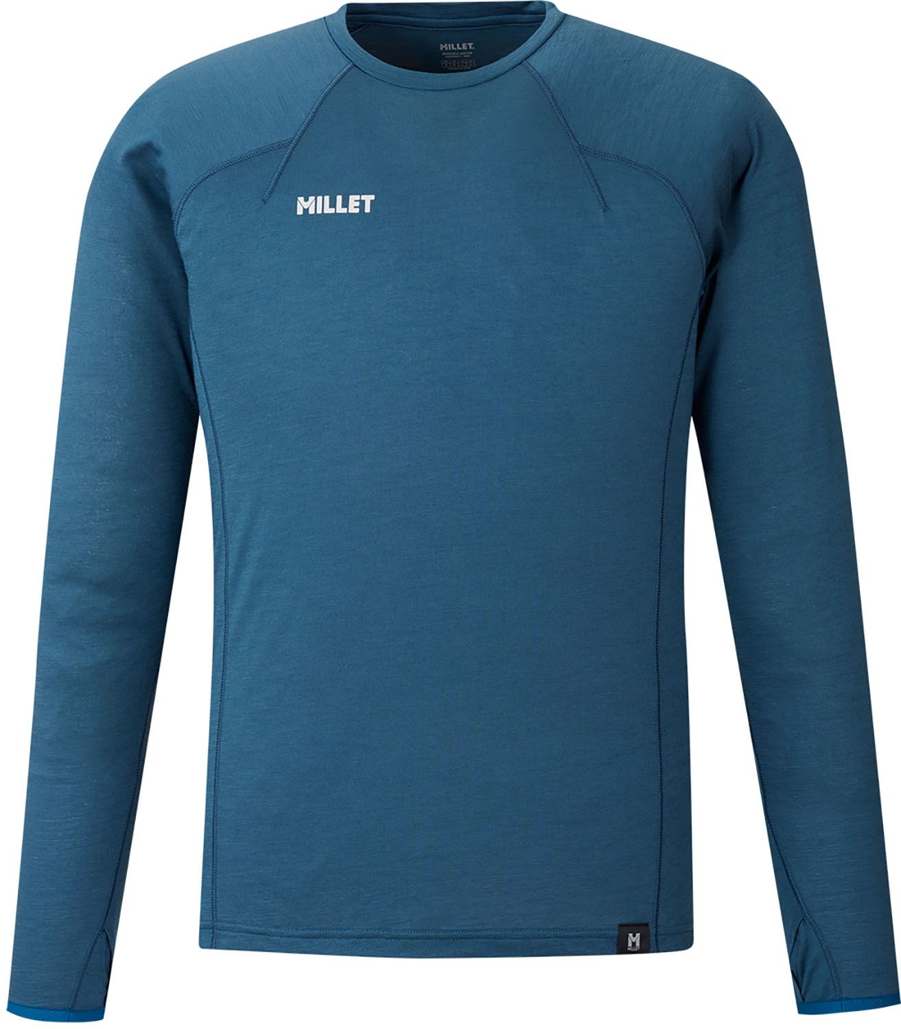 送料無料の商品多数！ ミレー MILLET アウトドア UBIC WOOL CREW LS M ベースレイヤー ロングスリーブ 長袖 トレッキング アルパインクライミング 速乾性 耐久性 メリノウール 保温 調湿 消臭 MIV03184 N8612 INDIAN