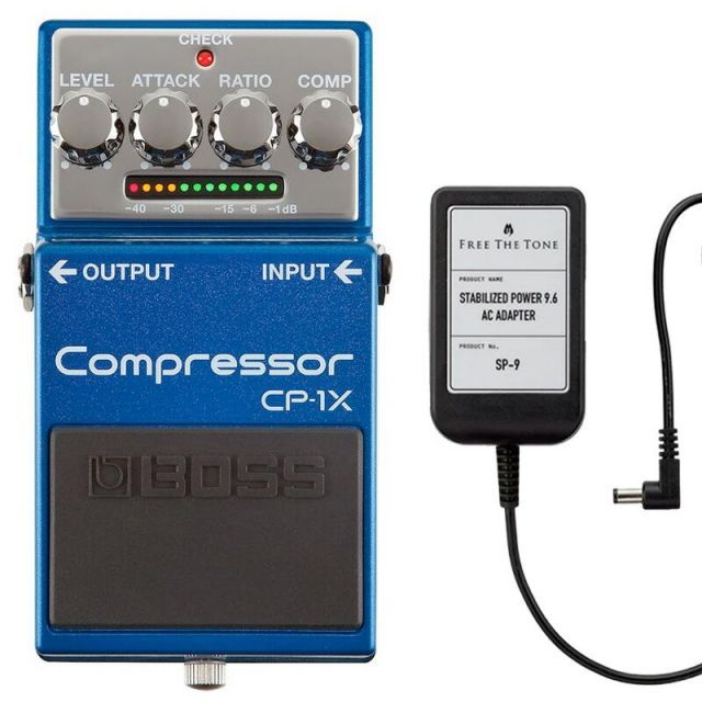 BOSS CP-1X コンプレッサー 次世代コンプレッサー BOSS CP-1Xが自然派で好き。