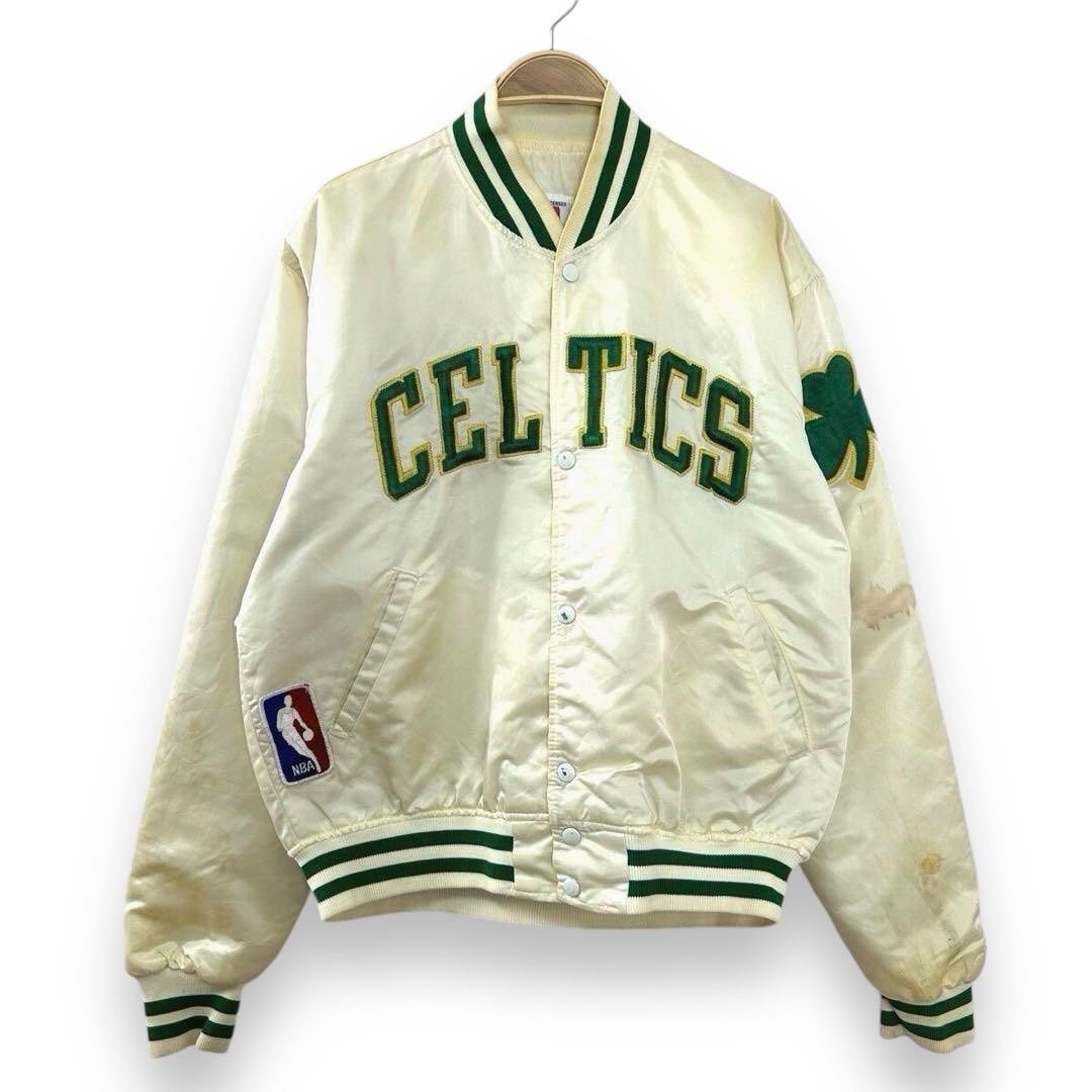 激レア品】 スタジャン NBA レイカーズ 90s 白 青 新品タグ付き 