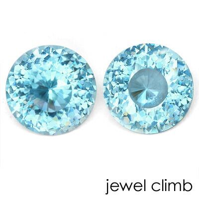 インパクトを感じさせる輝き！ブルートパーズ 宝石 ルース ≪ペア