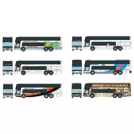 鉄道模型 全6種セット 1|150 ザ バスコレクション 三菱ふそうエアロキングコレクション 311348