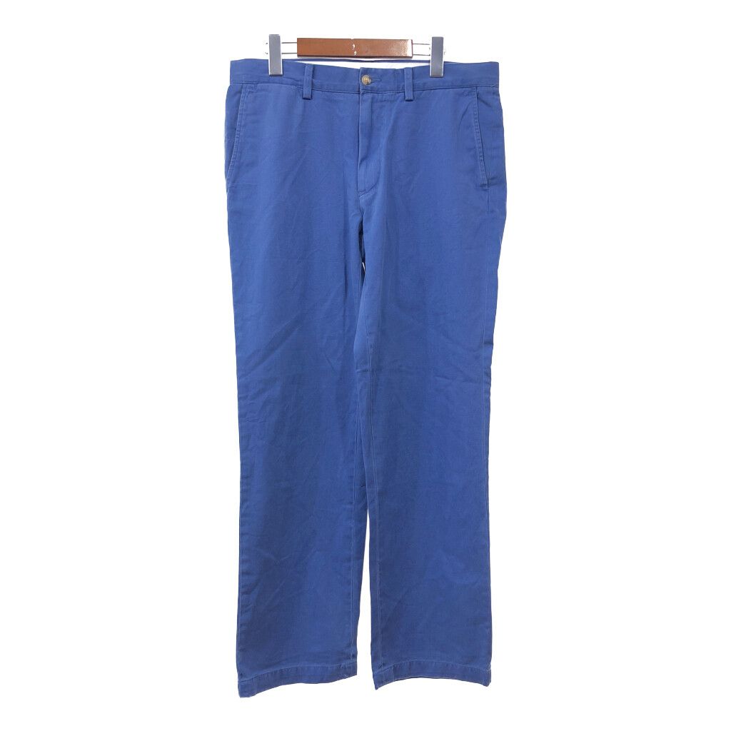 Polo by Ralph Lauren ポロ ラルフローレン カラー チノパンツ ブルー (メンズ W32 L30) 中古 古着 Q7483