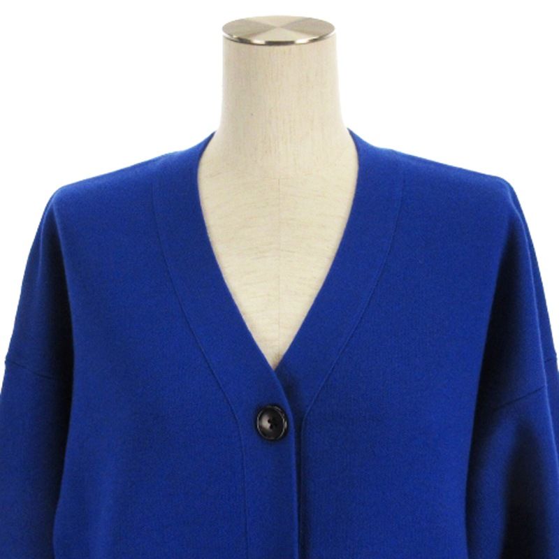 美品✨ Spick&Span ダブルジャガード ビッグカーディガン グリーン F スピック&スパン Spick&Span ダブルジャガード ビッグ