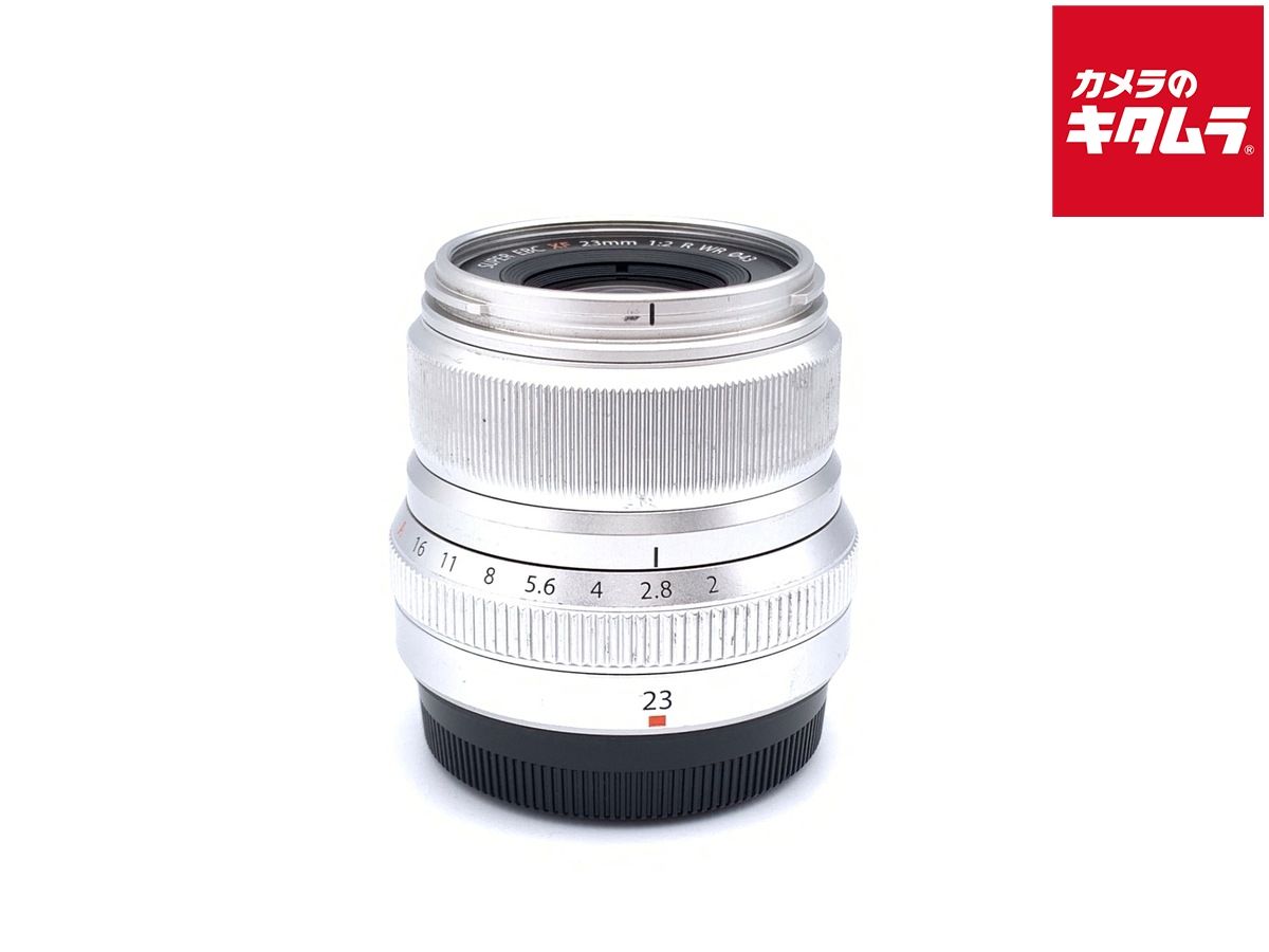 並品 フジフイルム XF23mm F2 R WR シルバー