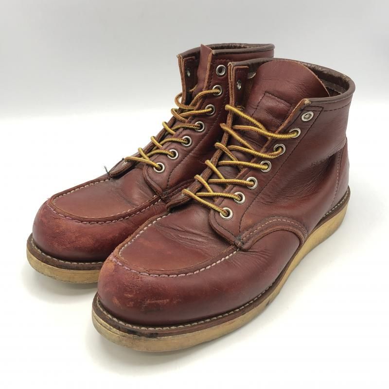中古】RED WING ブーツ 7 1/2 9106 ブラウン レッドウィング 2006年USA 