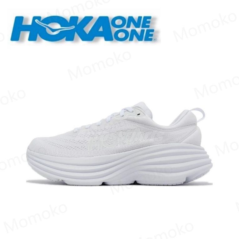 新品 HOKA ONE ONE BONDI 8 ホカオネオネ ランニングシューズメンズレディースホワイト