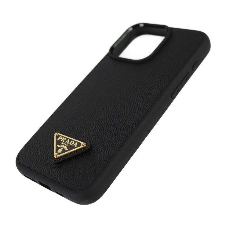 プラダ PRADA iPhone 15 Pro MAXケース 三角ロゴ サフィアーノ