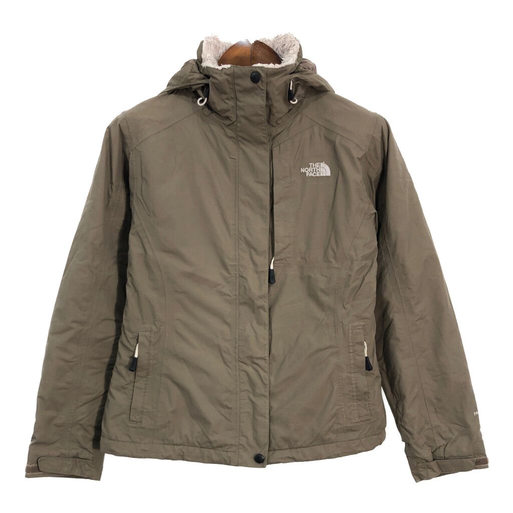 THE NORTH FACE ノースフェイス HYVENT ナイロン フリース マウンテンパーカー アウトドア ベージュ (レディース S) 中古  古着 R7295 - メルカリ