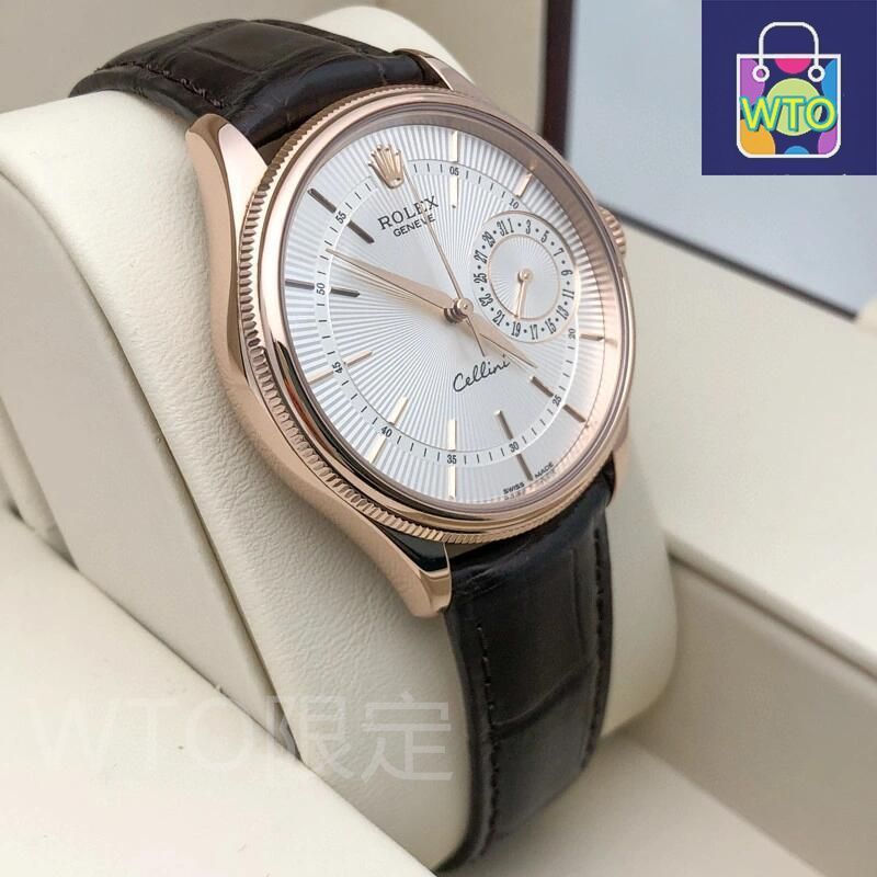 ご 大 です 39mm ロレックスチェリーニm50515-0009 自動巻き| | ♥