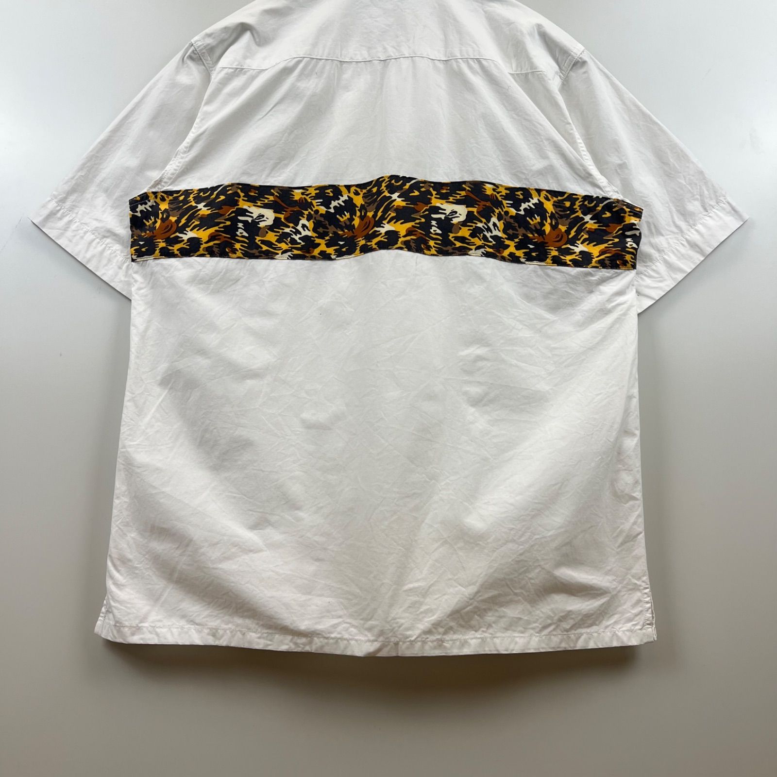 マルチカモ 半袖シャツa bathing ape camo エイプ迷彩 A BATHING APE 00s archive OC leopard camo S/S shirts M ア