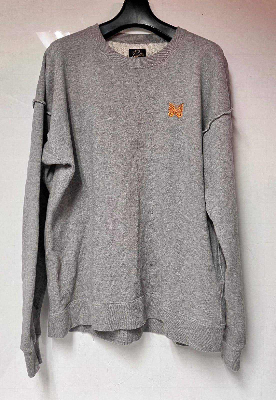 ● 服 Needles スウェット グレー メンズ Sサイズ ニードルス