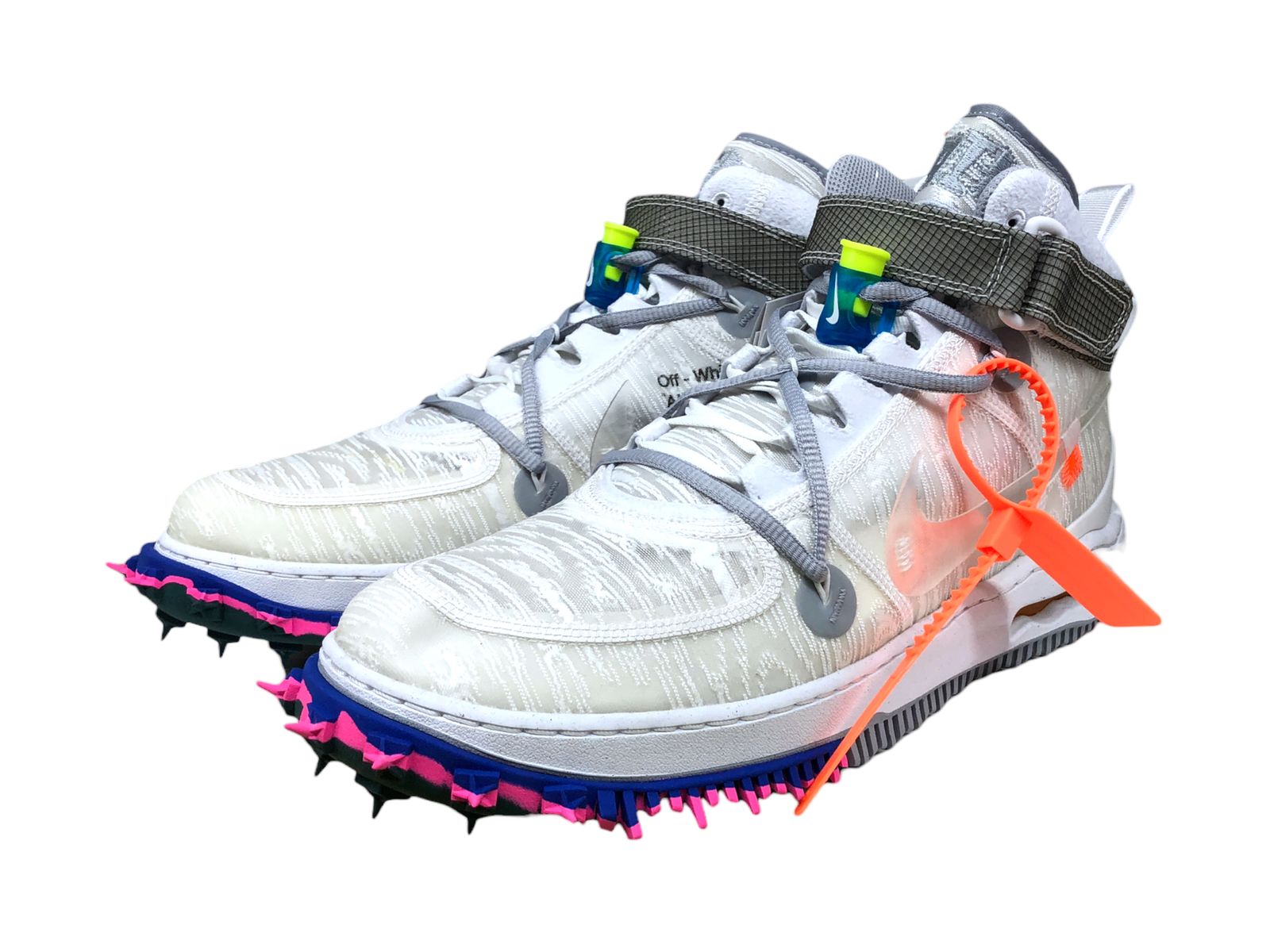 【中古 30cm】オフホワイト×ナイキエアフォース1 ミッド Off-White × Nike Air Force 1 Mid 