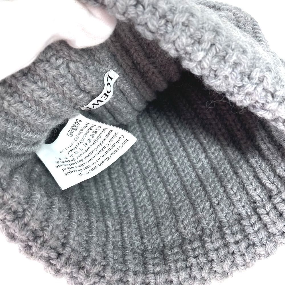 LOEWE ロエベ ニット帽 ビーニー ウール - メルカリ