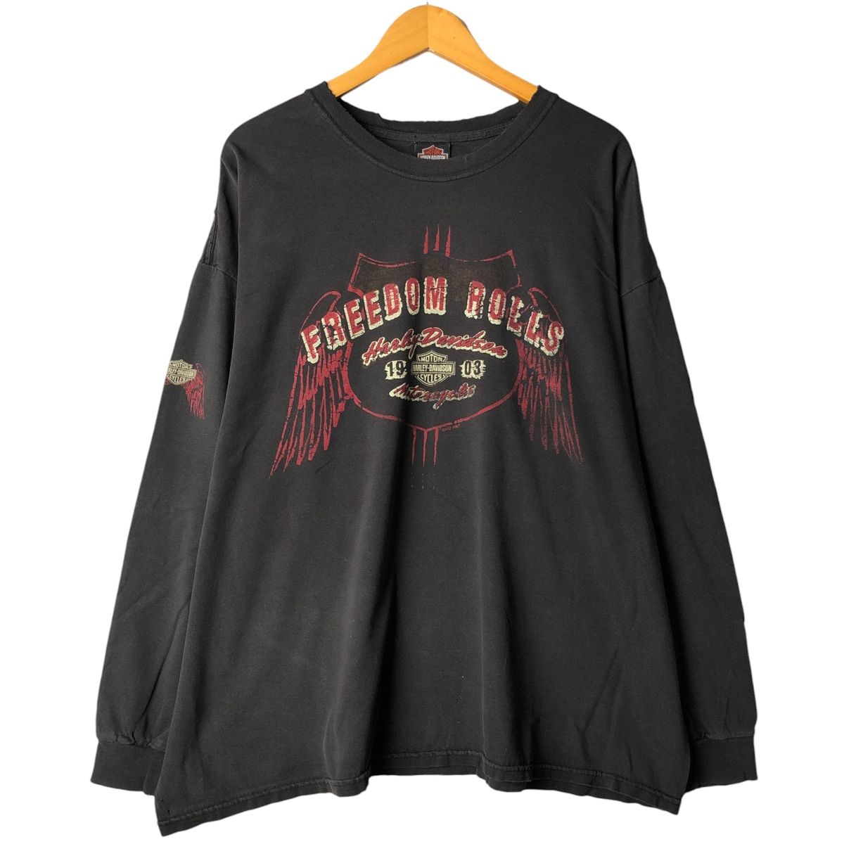 古着 ビッグサイズ 00年代 ハーレーダビッドソン Harley-Davidson ロングTシャツ ロンT メンズXXXL相当|eaa591542