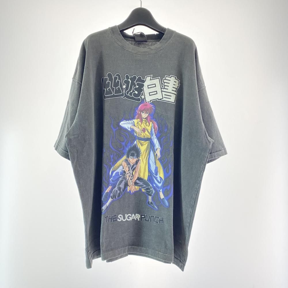 THE SUGAR PUNCH 幽遊白書 S|S Tee サイズXL TYUM24AM003 ブラック ザシュガーパンチ 17