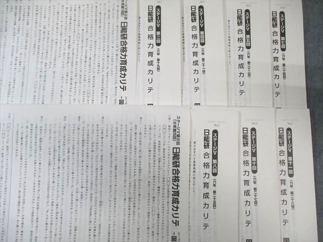 日能研 小6 全国公開模試/学習力/合格力育成カリテなど 通年セット 国語/算数/理科/社会 【計45回分】 2016 000L2D 日能研 小6 全国公開模試/学習力/合格力育成カリテなど 通年