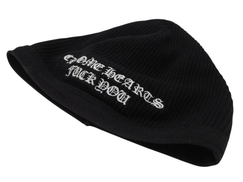 CHROME HEARTS クロムハーツ ビーニー サーマル fuckyou CHROME HEARTS クロムハーツ THERMAL FUCK YOU BEANIE サーマル