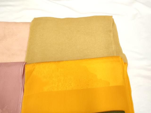 平和屋着物☆和装小物 上質な帯揚げ 10枚セット 逸品 AAAO5760ps