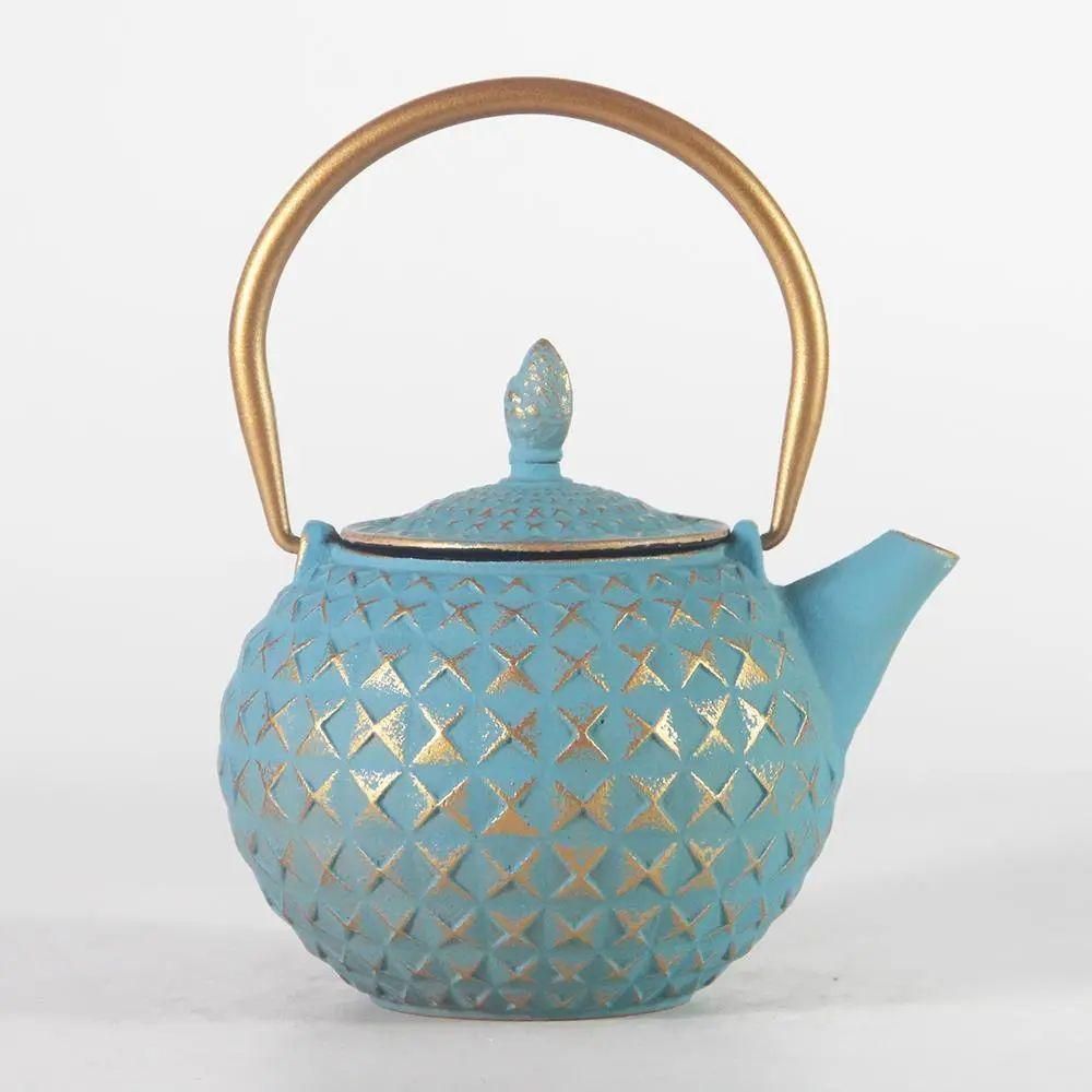 美品 850ml 鋳鉄急須 古風鉄瓶 鉄分補給 提梁壺 茶壺 水壷 煮茶