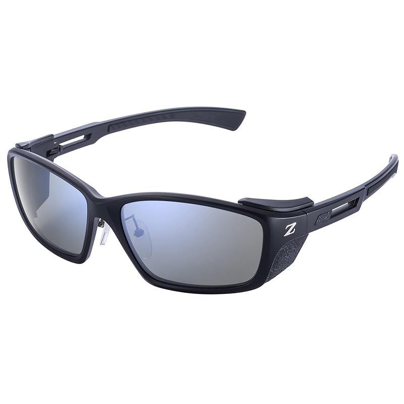 Zeque ゼクー 偏光サングラス HOVER フーバー F-1960 マットブラック TRUEVIEW SPORTS| BLUE MIRROR