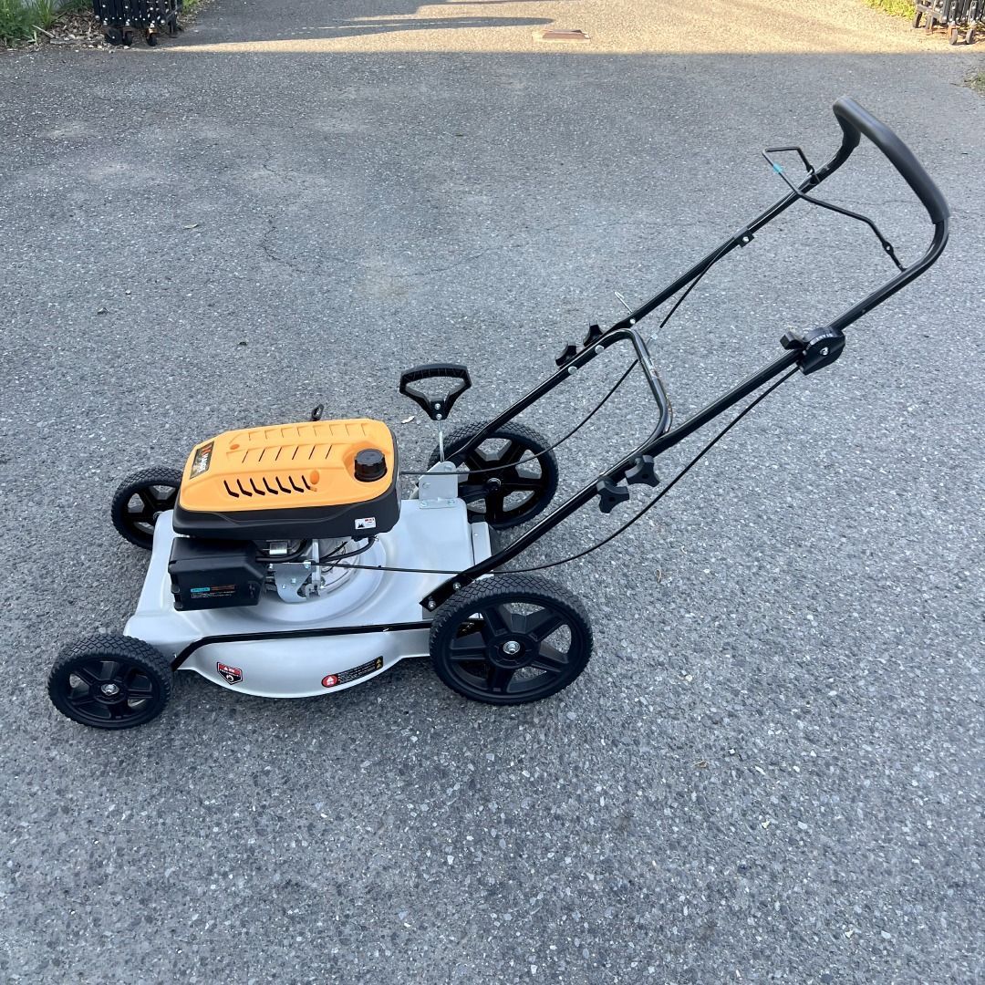 展示品】【未使用】【始動確認済】 エンジン 草刈機 手押し式 5馬力 横