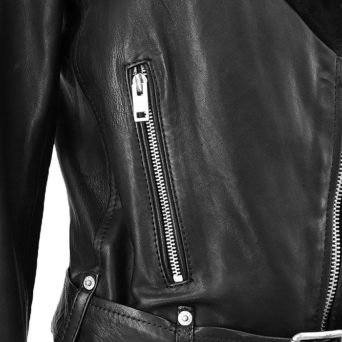 SALE】DIESEL ディーゼル ダブルライダースジャケット シープ