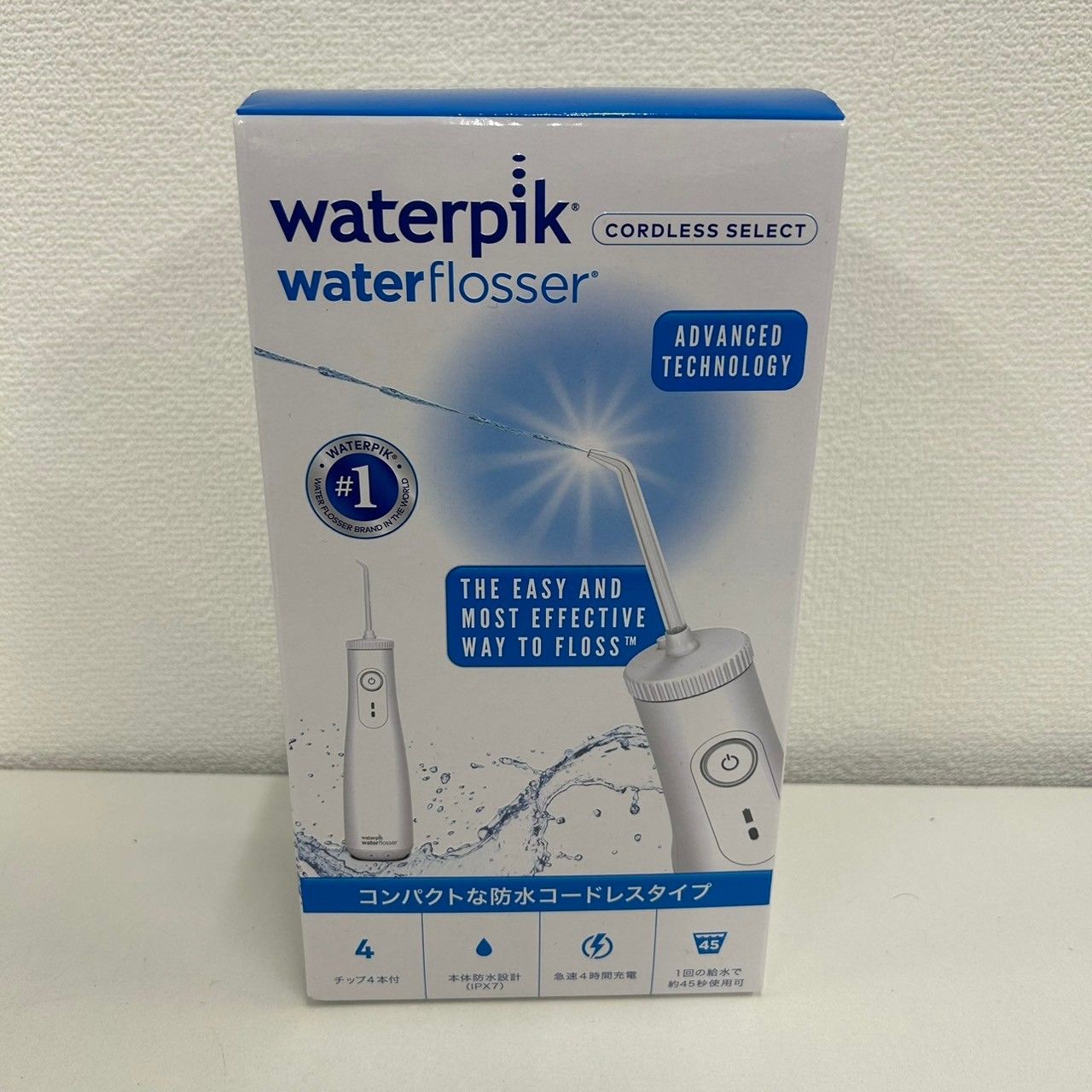 【新品・未使用】ヤーマン 口腔洗浄器 Waterpik ウォーターフロッサー コードレスセレクト クラシックホワイト WF-10J010
