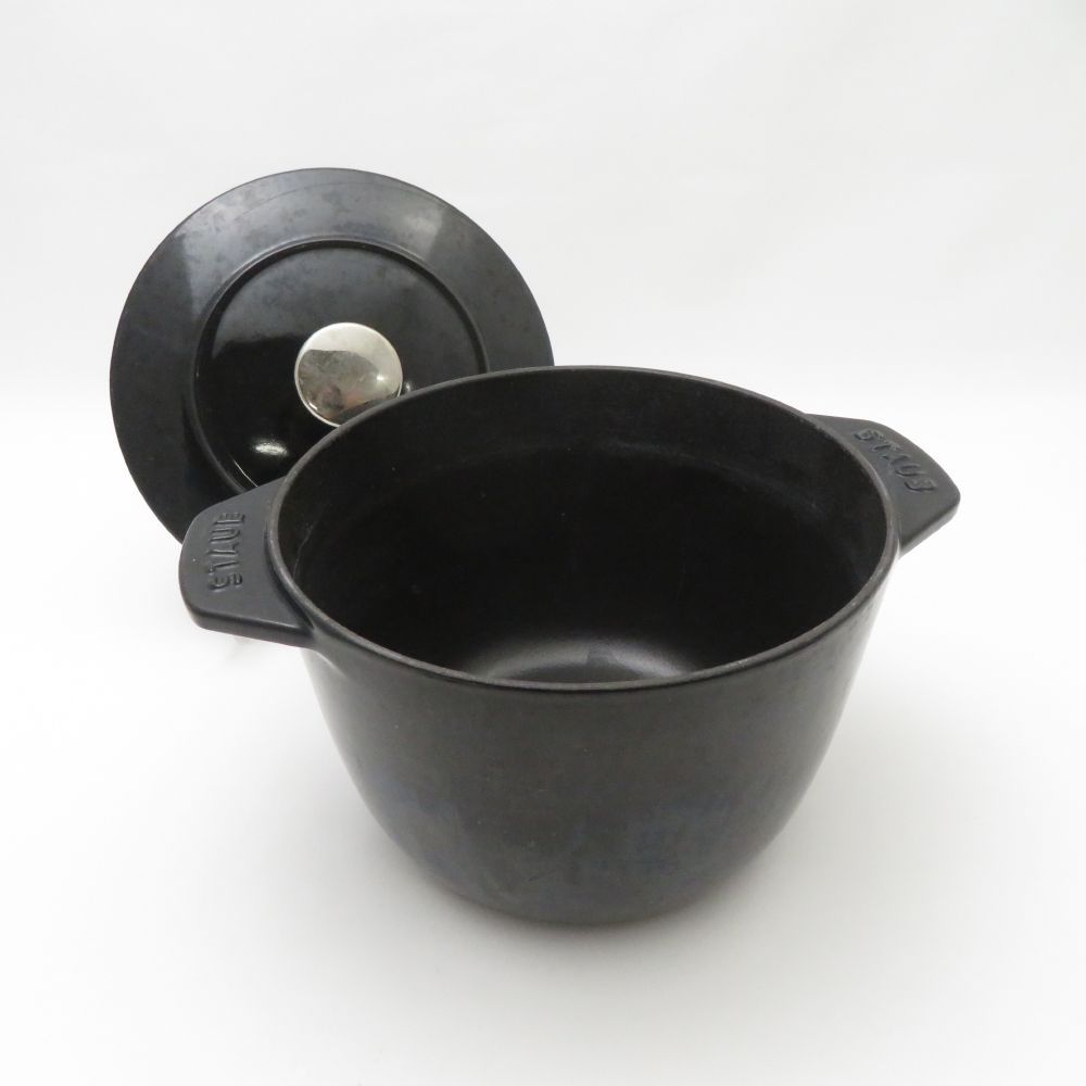 難有 STAUB ストウブ ラ ココット de GOHAN 16 炊飯鍋 1点 ご飯 米 調理 SY13342Z