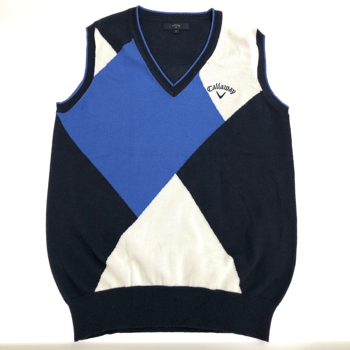 キャロウェイ　ベスト 良好 Callaway キャロウェイ ニット ベスト サイズ:M ネイビー