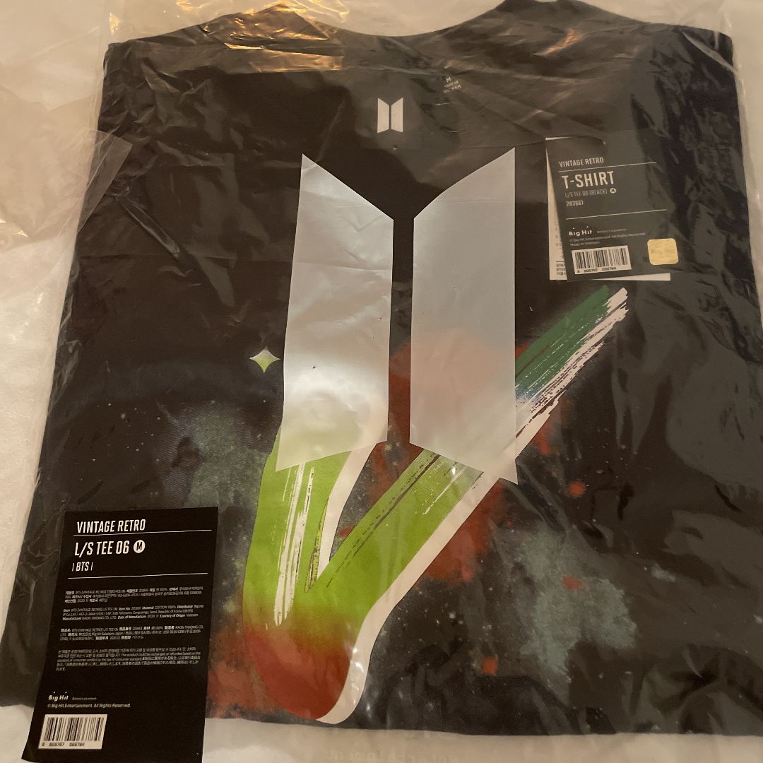 BTS vintage retro ロンT テテ BTS vintage retro ロンT テテ - メルカリ