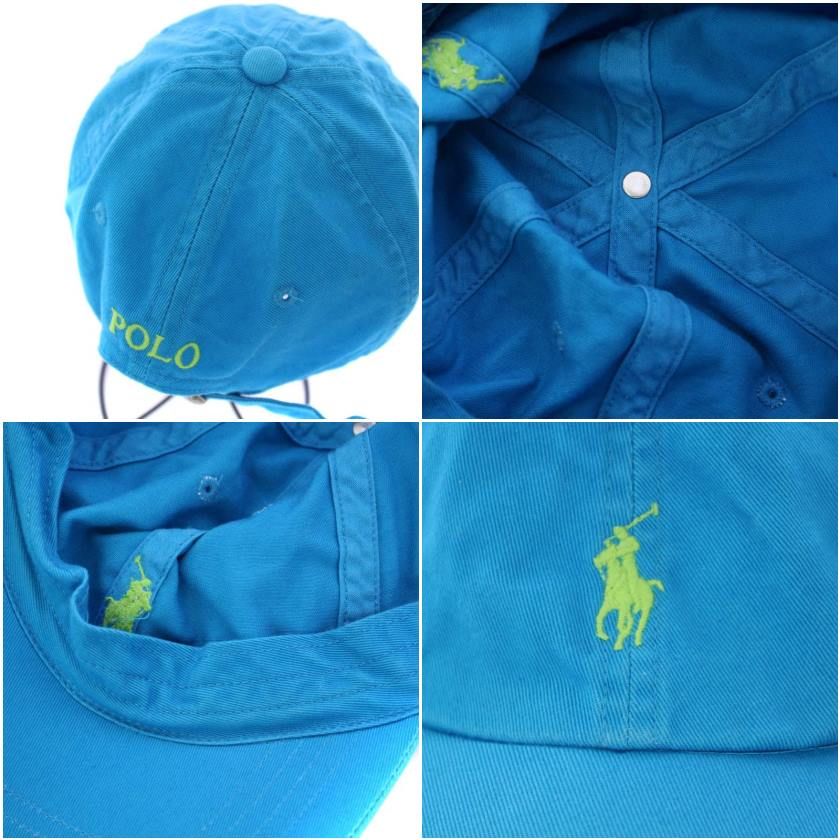 POLOラルフローレン　キャップ　爽やかブルー　ユニセックス　新品　即日発送 楽天市場】ラルフローレン キャップ（カラーブルー）の通販