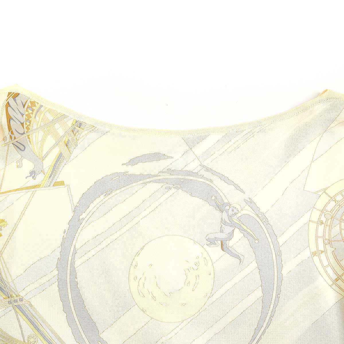 HERMES エルメス マルジェラ期　Face au largeシルクニットセーター  アイボリー M HERMES エルメス マルジェラ期 Face au largeシルクニットセーター