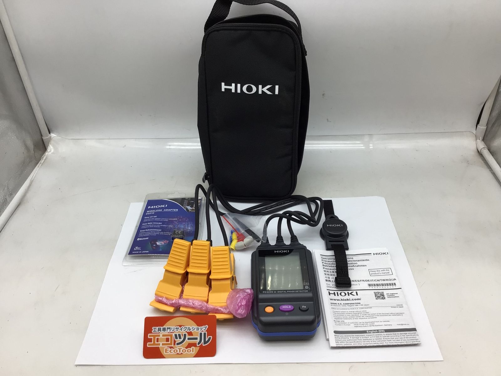 未使用に近い】HIOKI/日置電機 電圧計付検相器 PD3259-50 [ITX0I229V09K] [