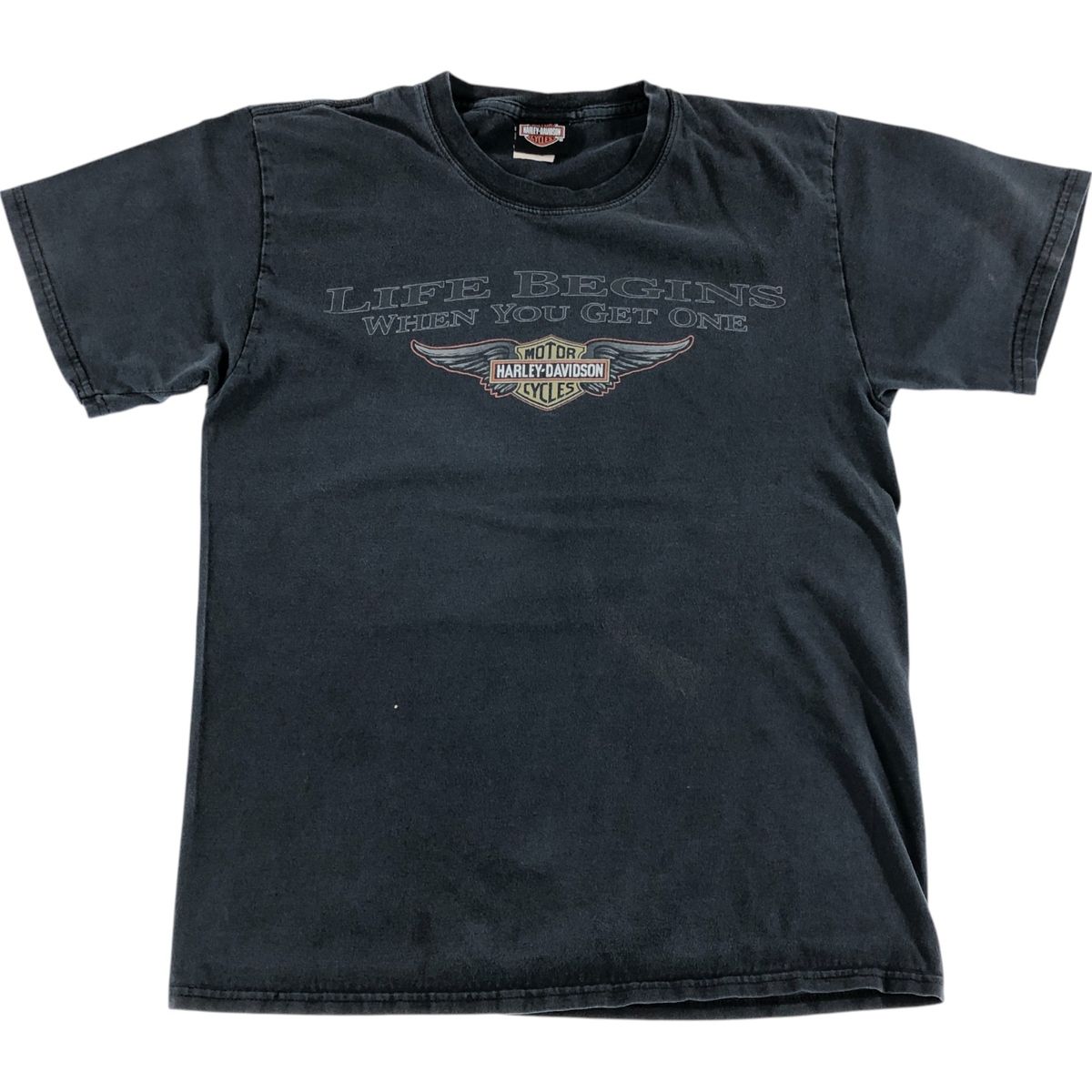 古着 00年代 ハーレーダビッドソン Harley-Davidson モーターサイクル バイクTシャツ メンズM相当|eaa551606