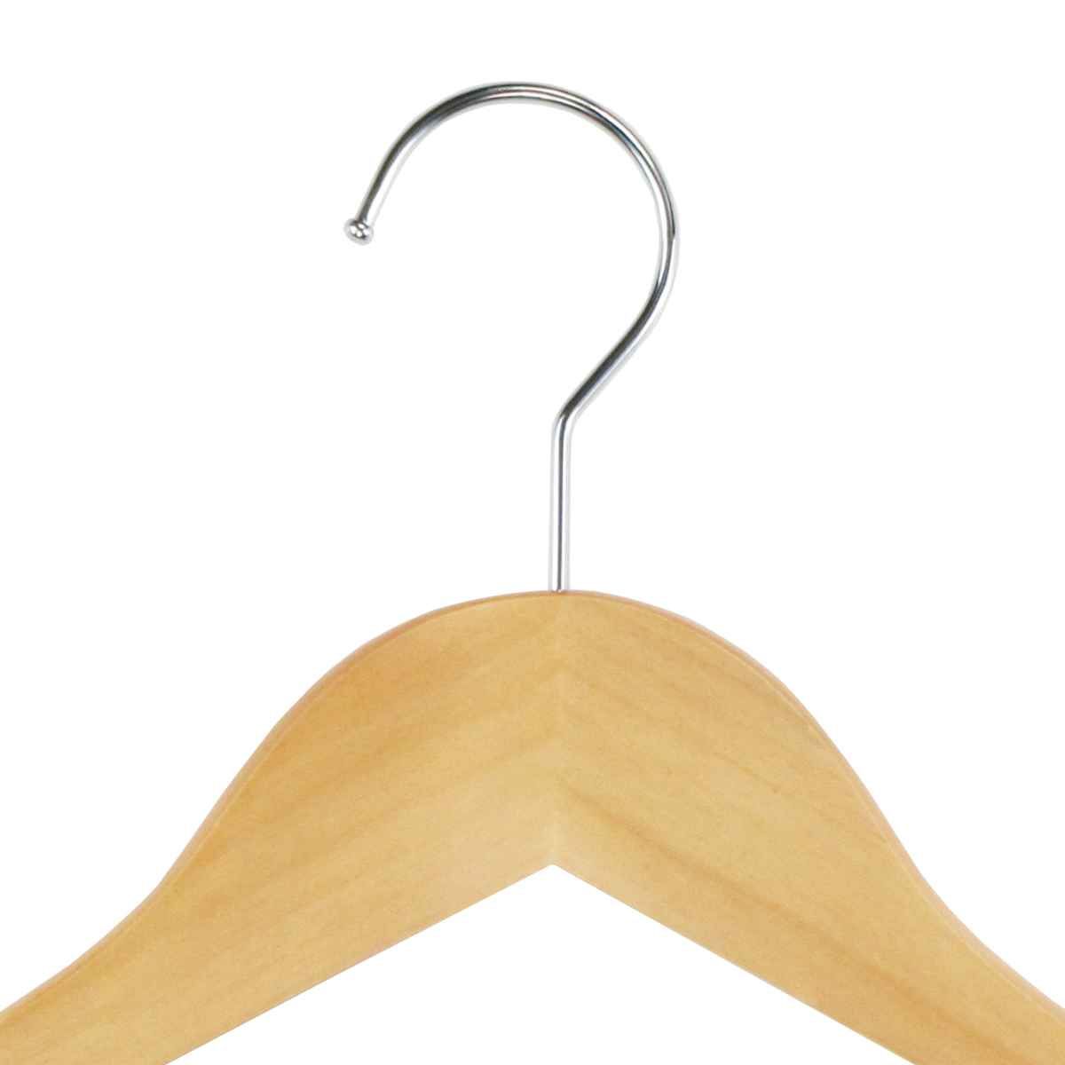 木のハンガー25本セット 天然木ハンガー 木製ハンガー 25本