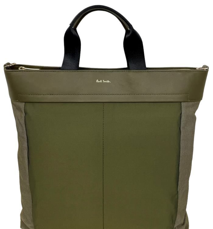 ラスト1点のみ 未使用 新品 ポールスミス 2WAY トートバッグ PSN973