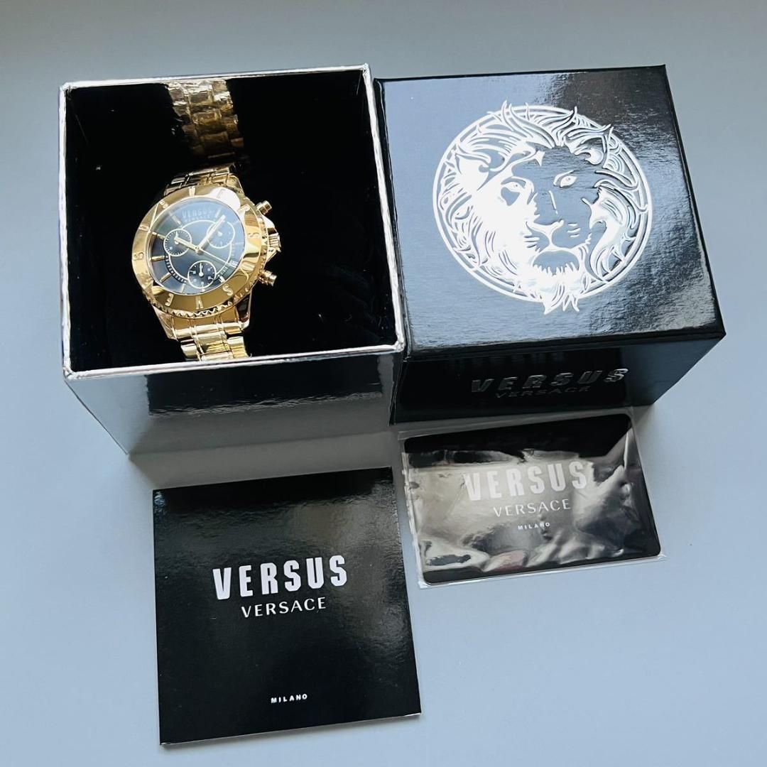 ヴェルサス ヴェルサーチ 腕時計 新品 メンズ ゴールド クォーツ 電池