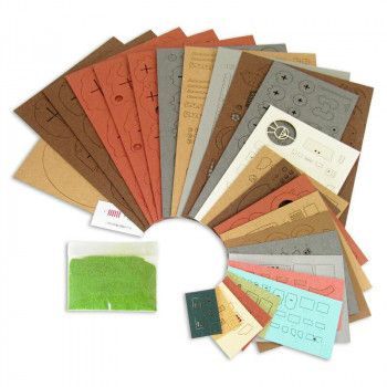 スタジオジブリ作品シリーズ S MIX ハウルの城 MK07-21 ジオラマ ペーパークラフト ミニチュアアート アート インテリア キット